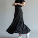 gonna in raso lunga glamour